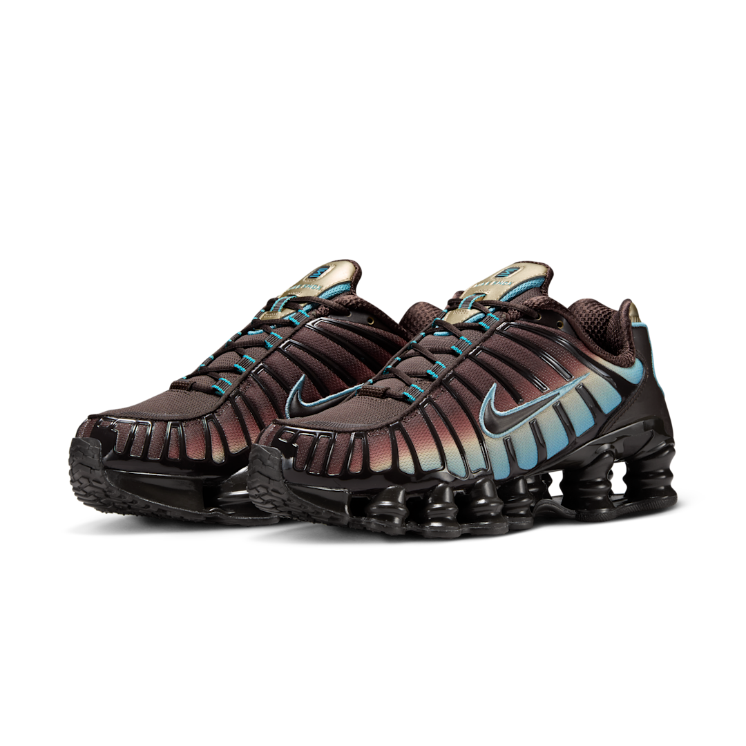 Nike Shox TL Velvet Brown Denim Turquoise, Velvet Brown/Desert Khaki/Denim Turquoise (IB4340-200)