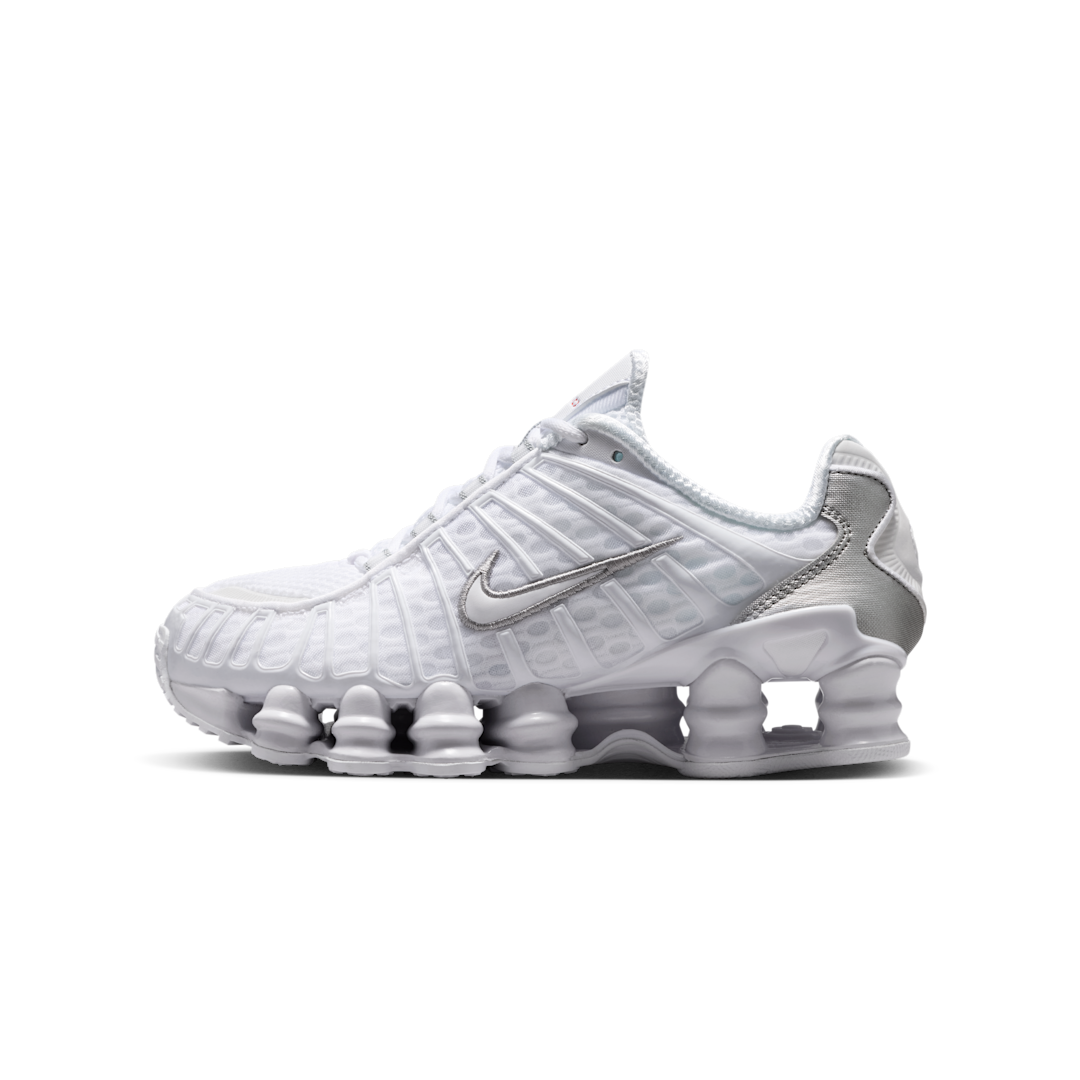 Nike Shox TL White Metallic Silver, White/Metallic Silver/Max Orange/White (IO4645-100)