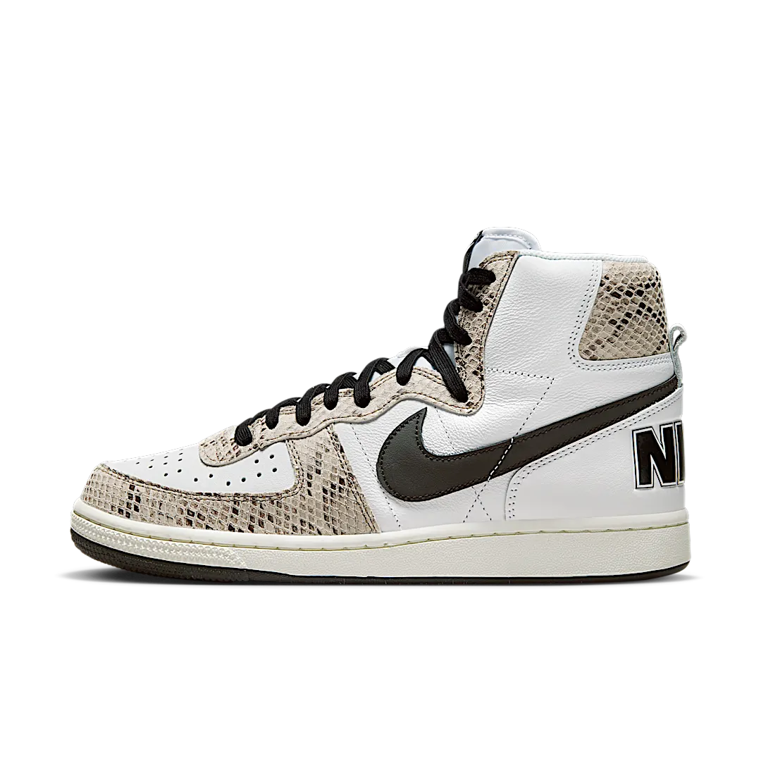 Nike Terminator High Cocoa Snake (2022), White/Black-Sail-Cocoa (FB1318-100)