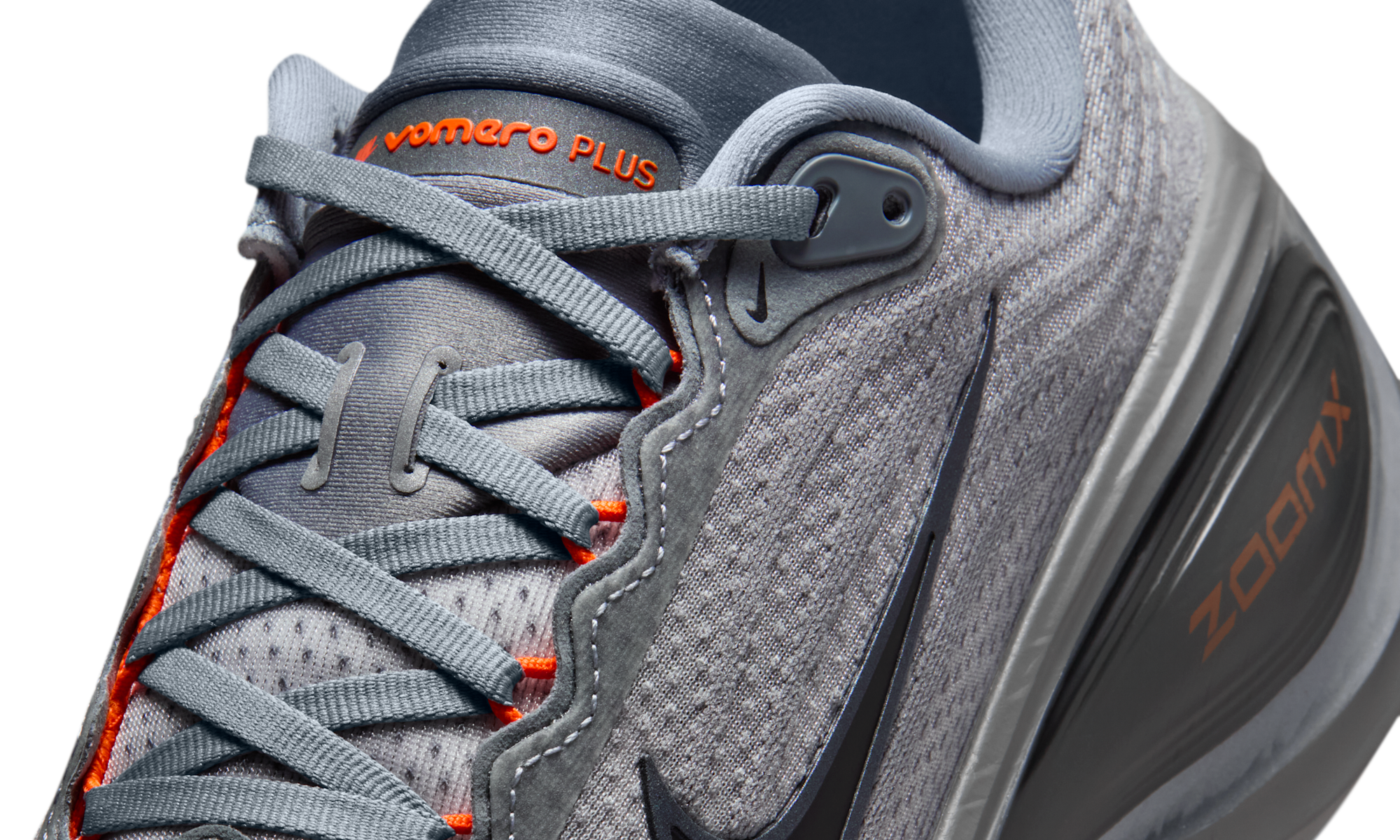 Nike Vomero Plus Cool Grey Safety Orange Black