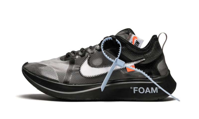 Nike Zoom Fly Off-White Black Silver, Black/White-Cone (AJ4588-001)