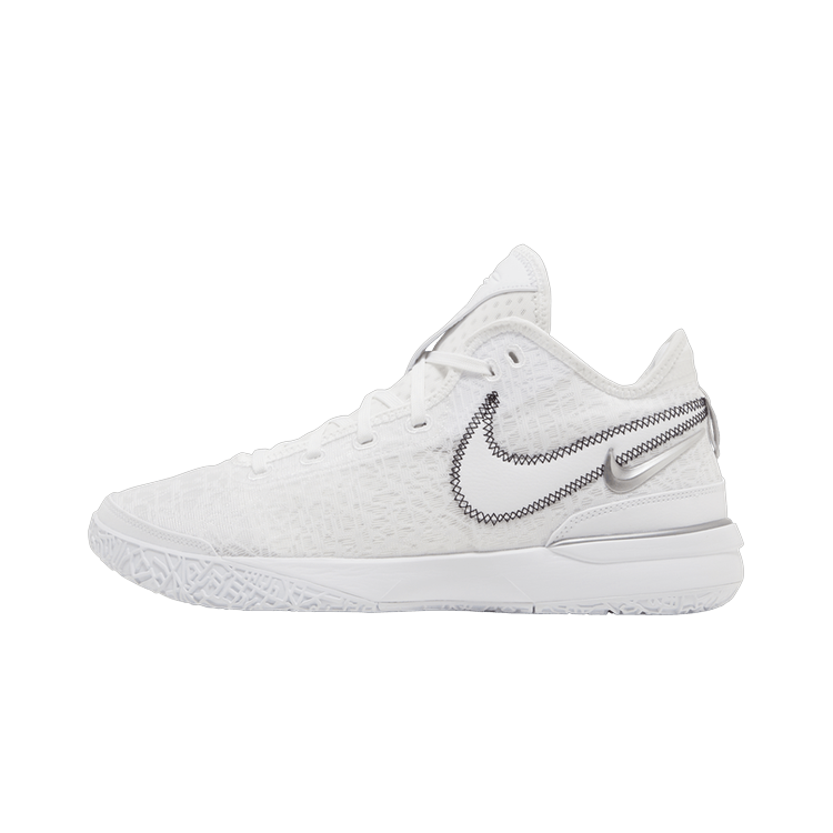Nike Zoom LeBron NXXT Gen White Metallic Silver, White/Metallic Silver/Black (DR8784-101/DR8788-101)