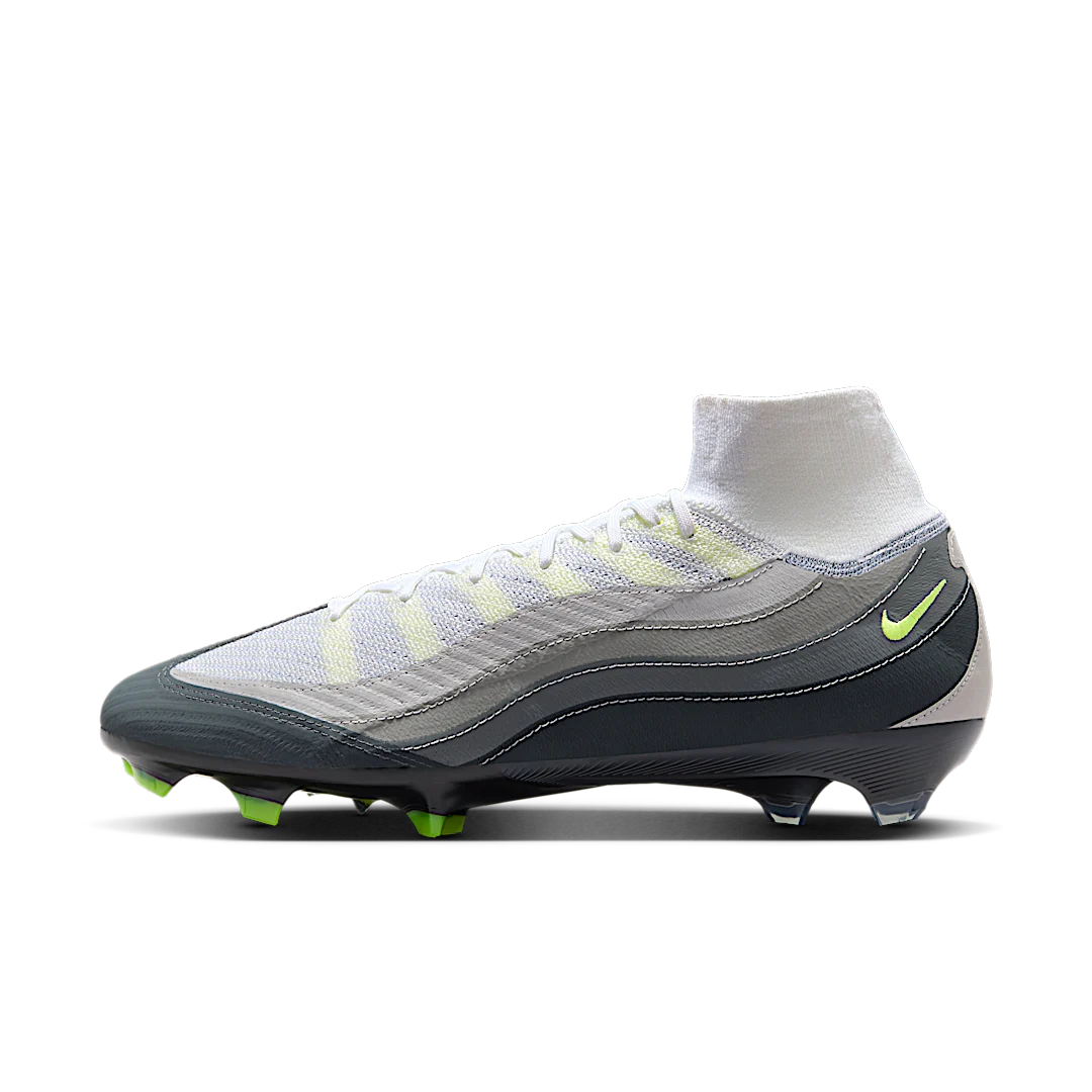 Nike Zoom Mercurial Superfly 10 Elite SE FG Air Max 95 Neon, Black/Neon Yellow/Anthracite/Light Graphite/Light Charcoal/Pearl Grey (HV9916-001)