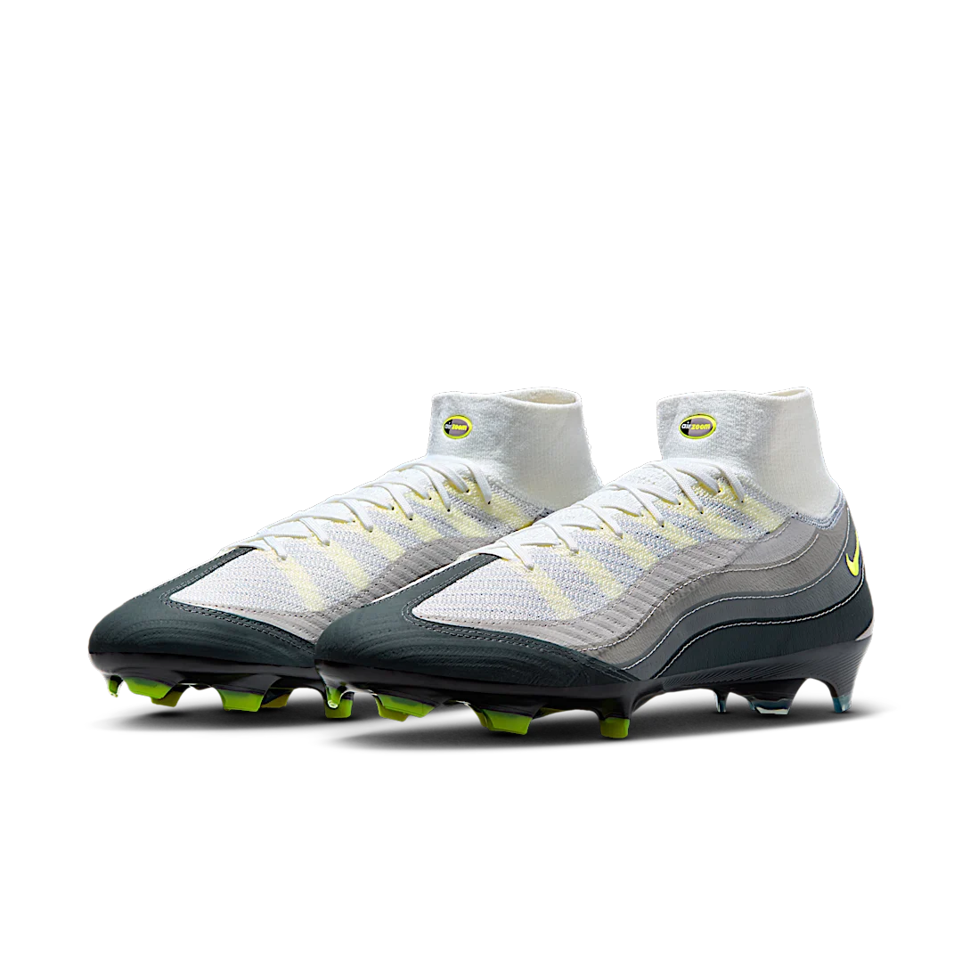 Nike Zoom Mercurial Superfly 10 Elite SE FG Air Max 95 Neon, Black/Neon Yellow/Anthracite/Light Graphite/Light Charcoal/Pearl Grey (HV9916-001)