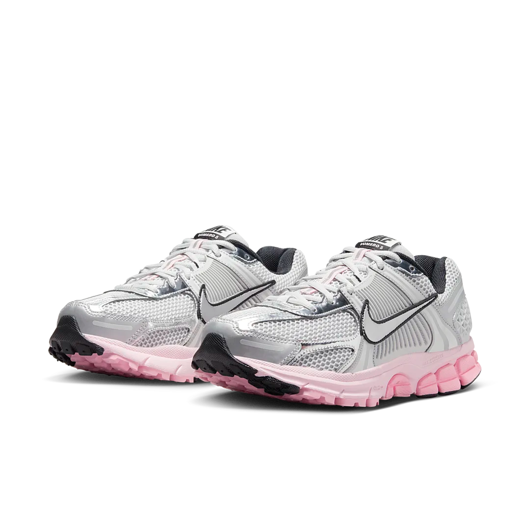 Nike Zoom Vomero 5 Photon Dust Pink Foam, Metallic Silver/Pure Platinum/Pink Foam/Platinum Tint/Black (HF1877-001)