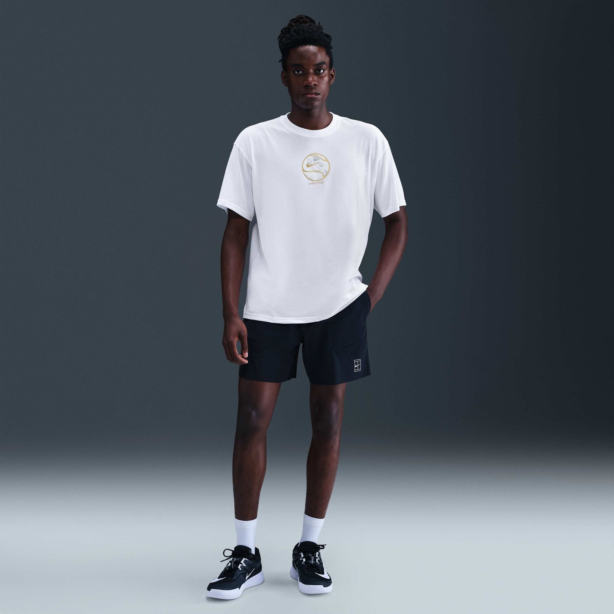 NikeCourt Dri-FIT Max90 T-Shirt White