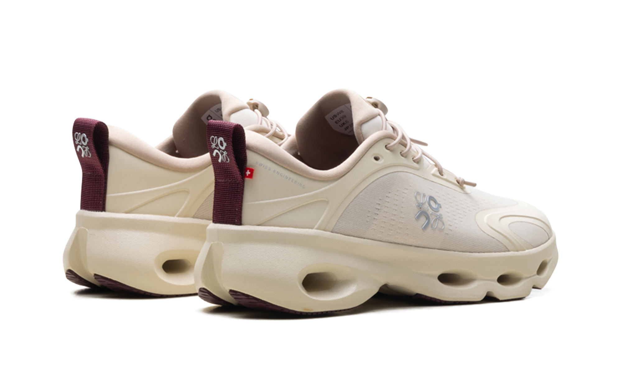 On Running Cloudsolo LOEWE Sand Burgundy