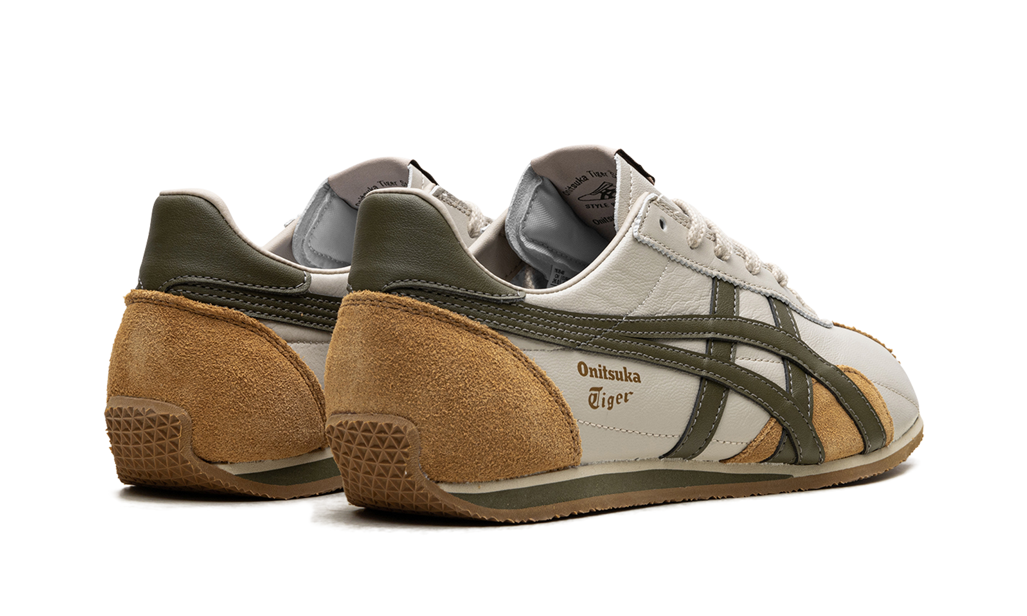 Onitsuka Tiger Runspark Beige Olive Green Mustard Yellow