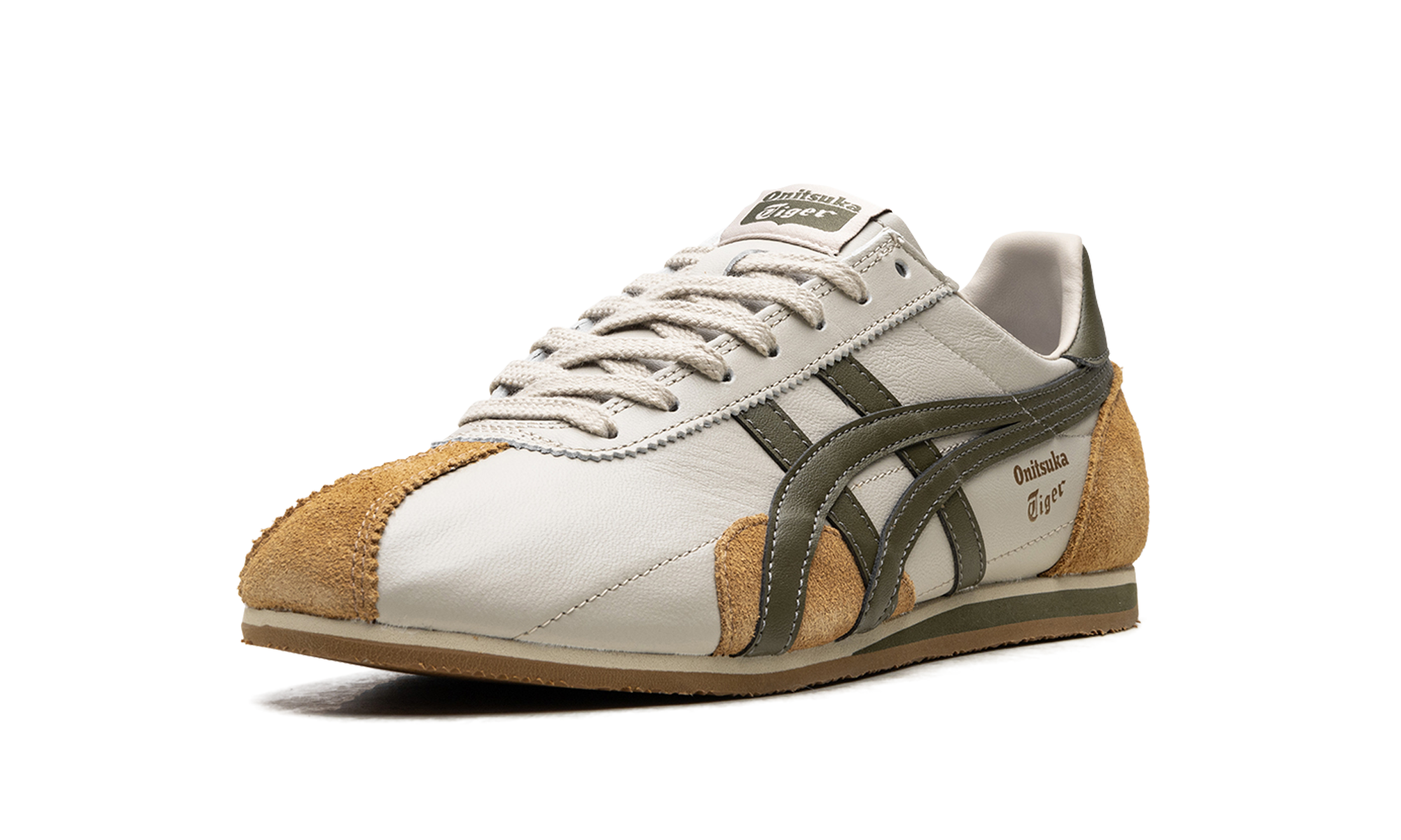 Onitsuka Tiger Runspark Beige Olive Green Mustard Yellow