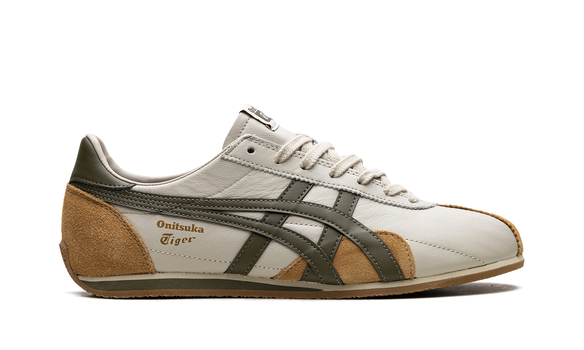 Onitsuka Tiger Runspark Beige Olive Green Mustard Yellow