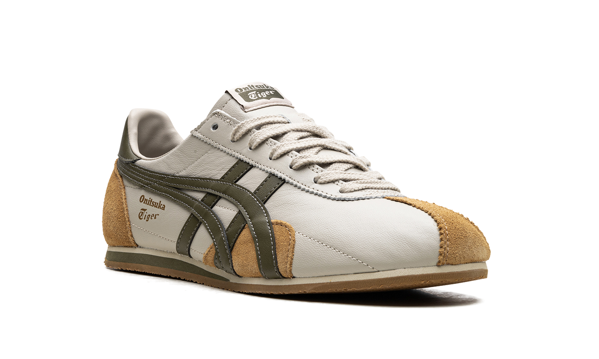 Onitsuka Tiger Runspark Beige Olive Green Mustard Yellow