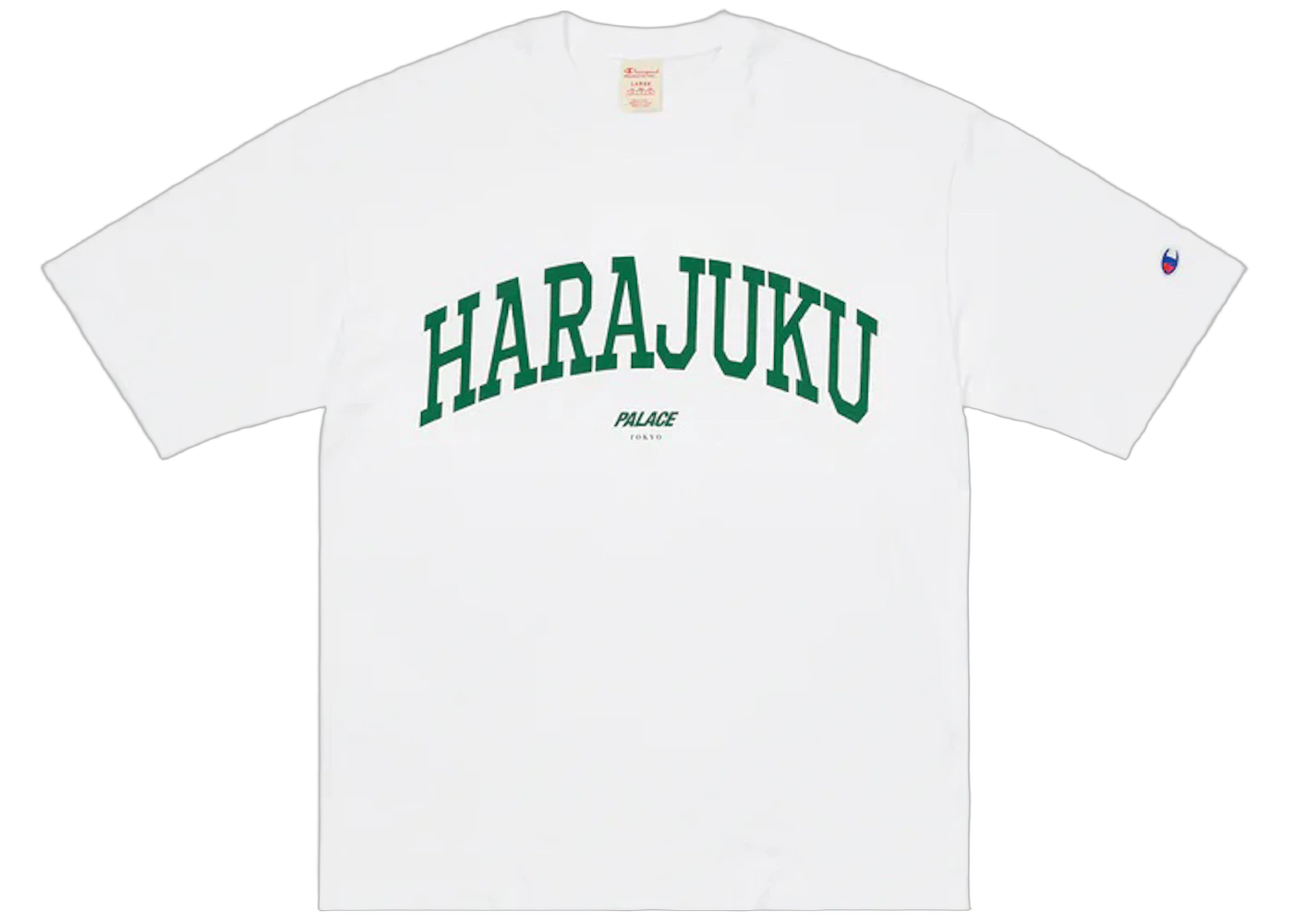 Palace Champion Shop Harajuku T-shirt Tokyo White