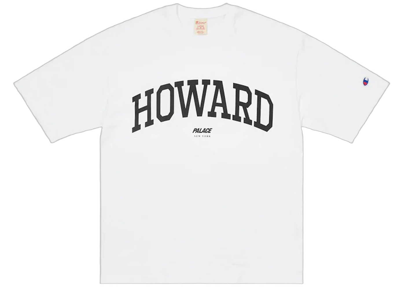 Palace Champion Shop Howard T-shirt New York White
