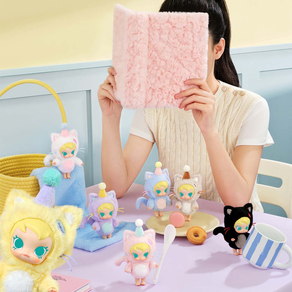 Pop Mart Baby Molly Pocket Friends Series Vinyl Plush Pendant Blind Box