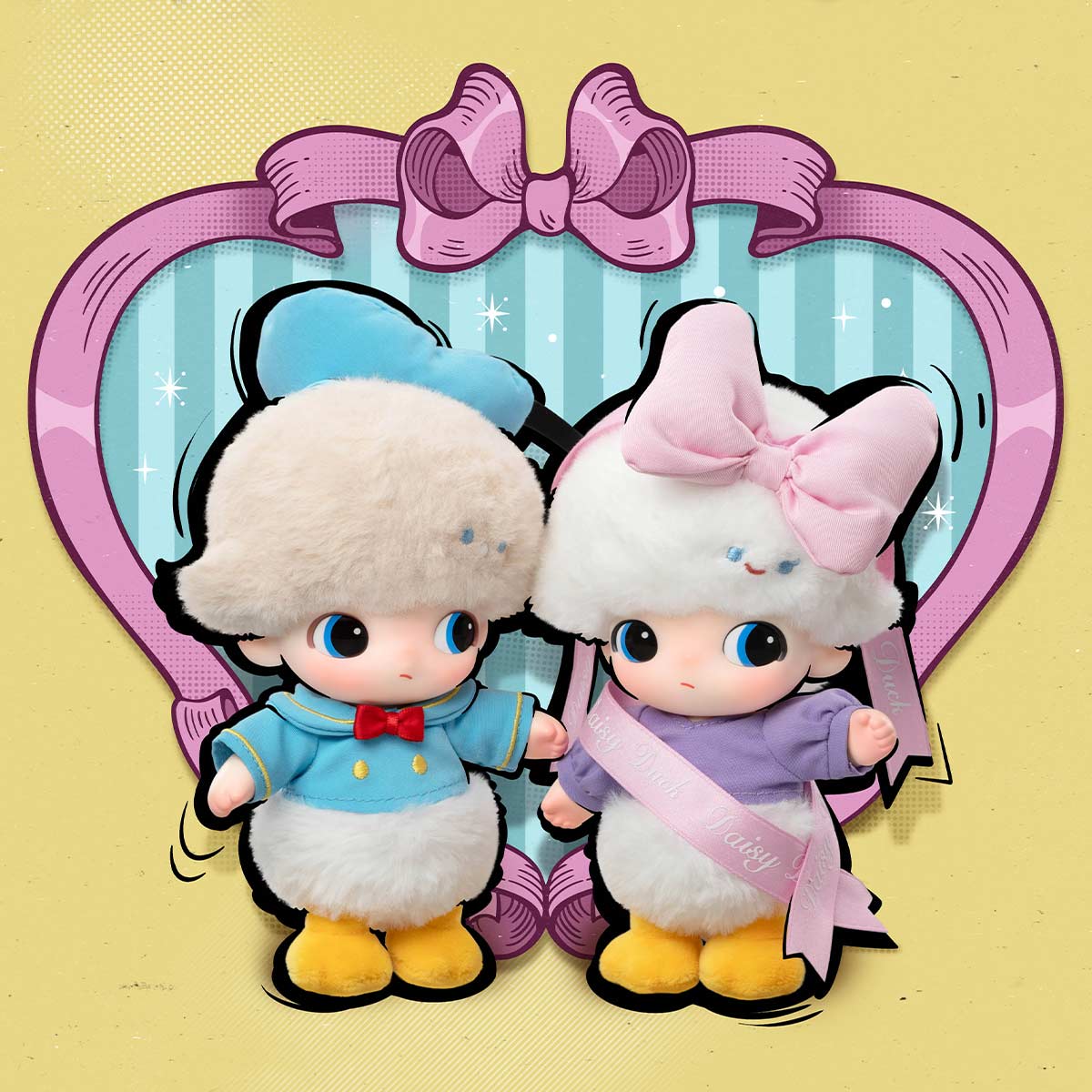 Pop Mart DIMOO WORLD × DISNEY Series Vinyl Plush Keychain Blind Box