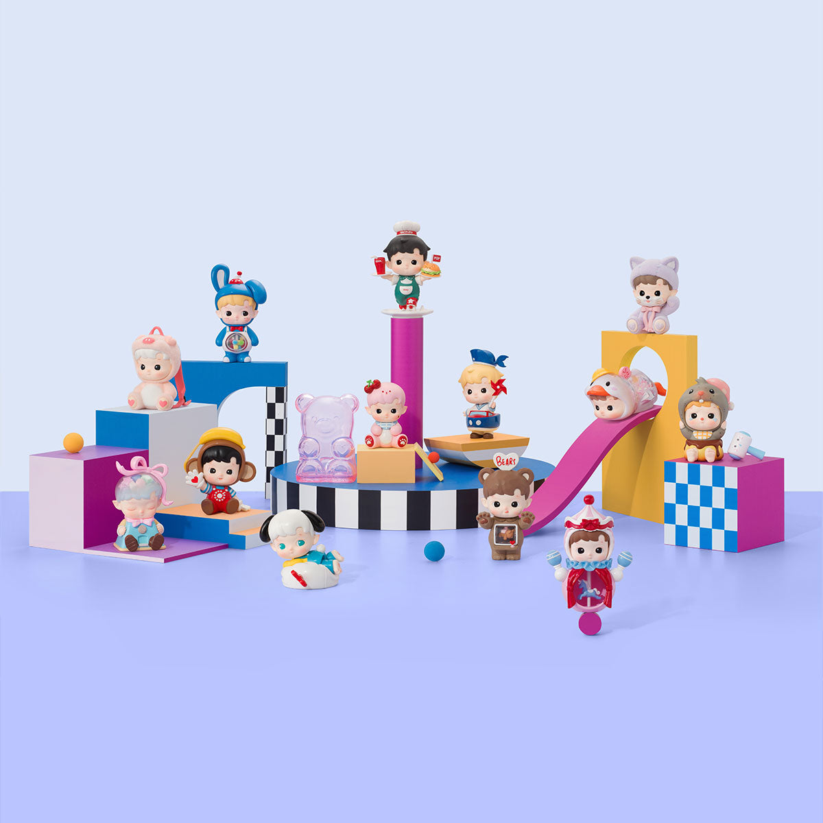 Pop Mart HACIPUPU Rolling Time Machine Series Figures Blind Box