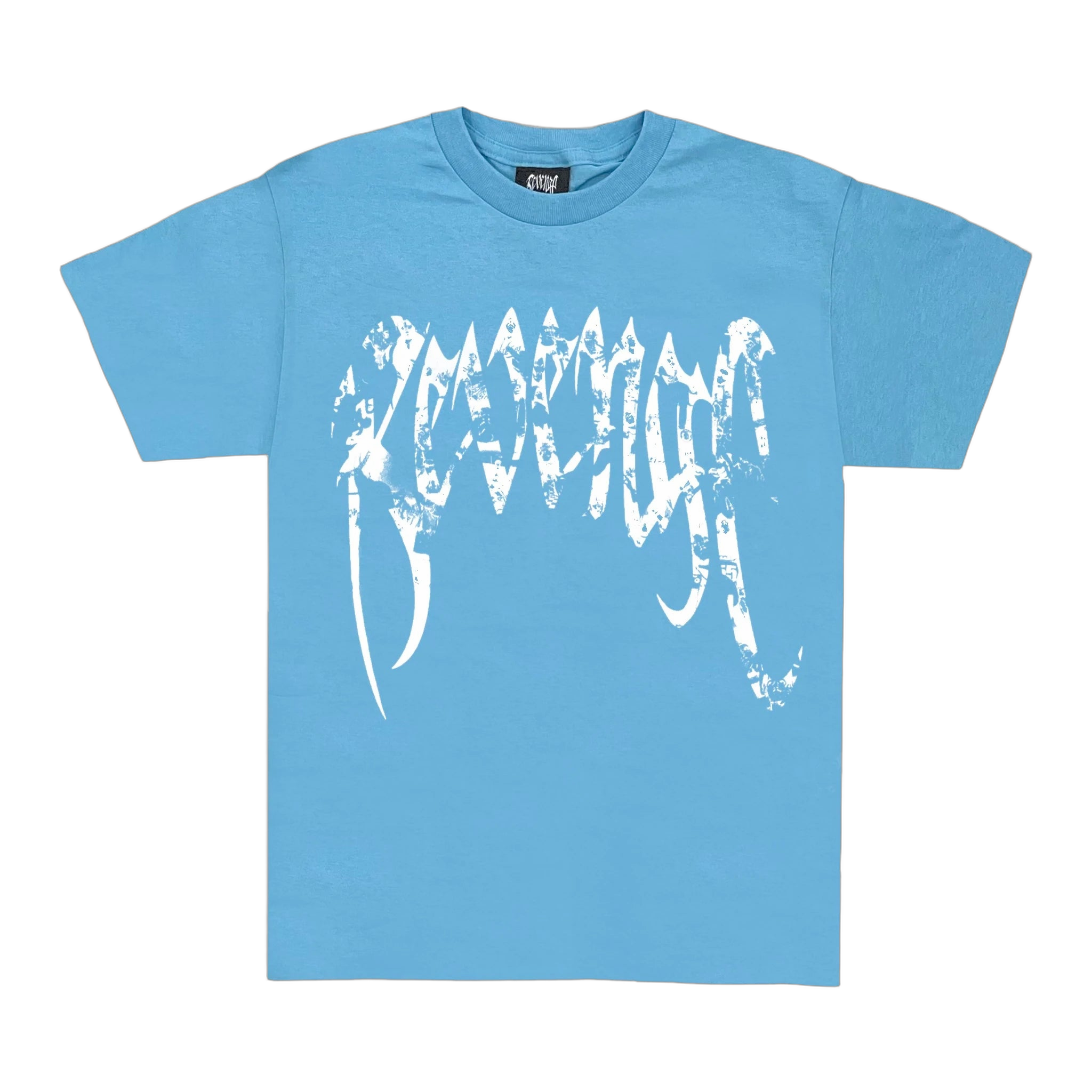 Revenge Collage Tee, Blue