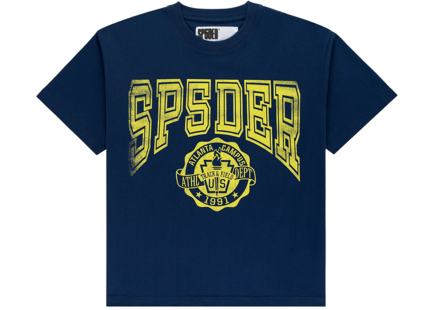 Sp5der Campus Tee Dark Navy