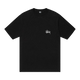 Stussy Basic Pigment Dyed Logo Tee Black