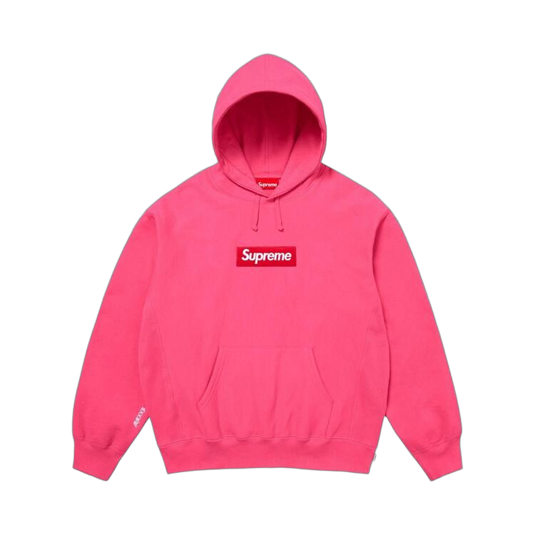 Supreme Box Logo Hooded Sweatshirt Magenta