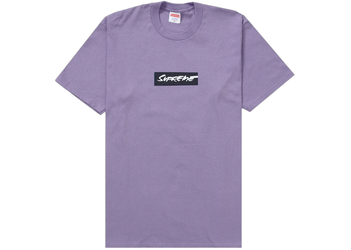 Supreme Futura Box Logo T-Shirt Dusty Purple
