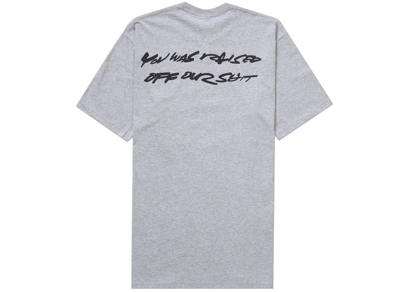 Supreme Futura Box Logo Tee Heather Grey - Sneak