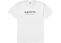 Supreme Shop Tee White