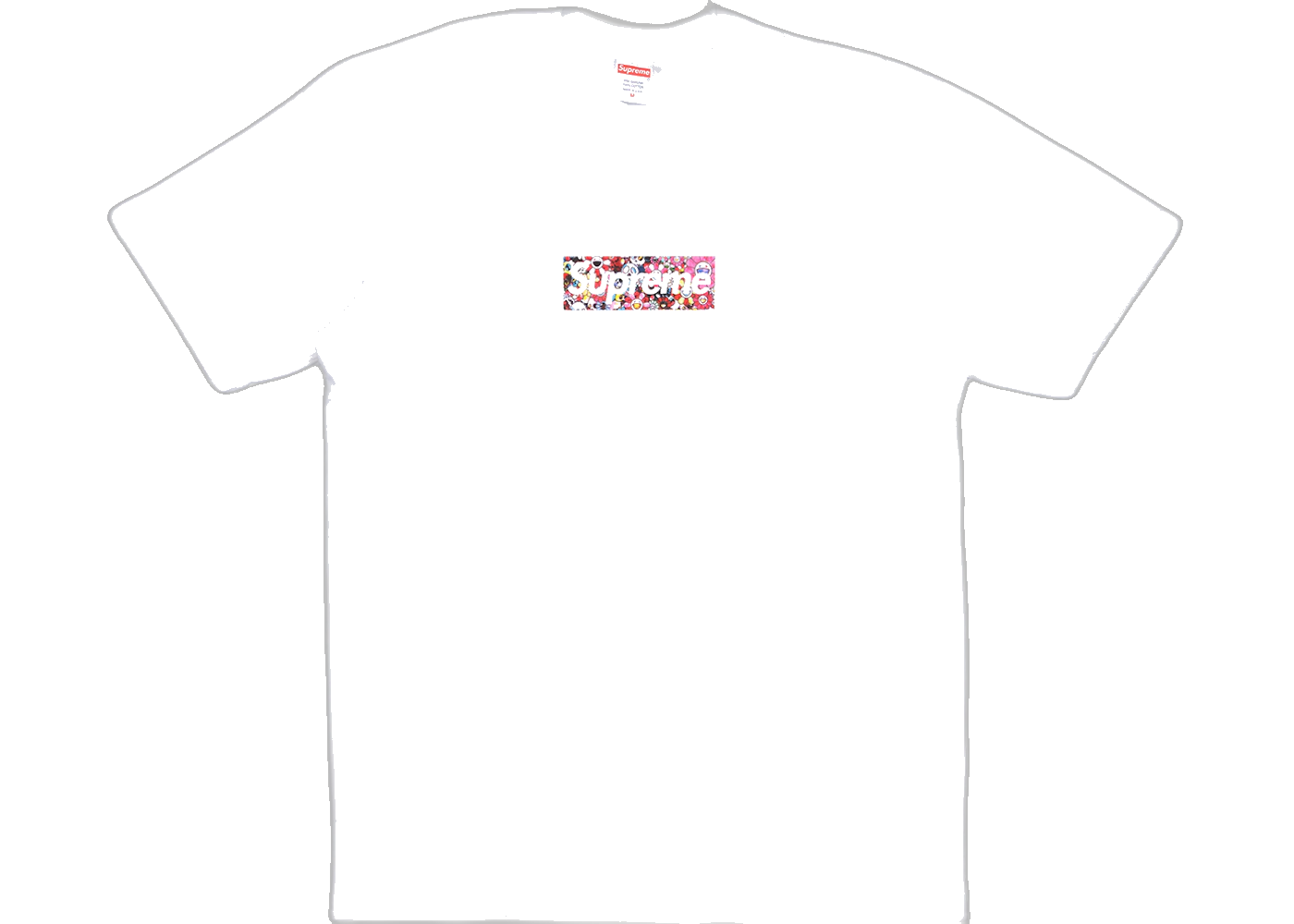 Supreme Takashi Murakami COVID-19 Relief Box Logo Tee White, White (supreme-covid-19-relief-box-logo-tee-white)