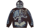 Travis Scott Cactus Jack For Fragment Skeleton Graffiti Full Zip Hoodie Multi