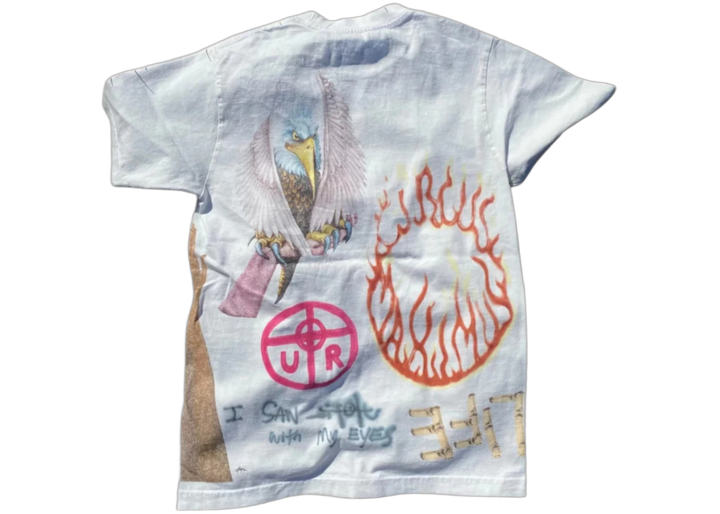 Travis Scott Metlife Tournee T-Shirt Vintage White