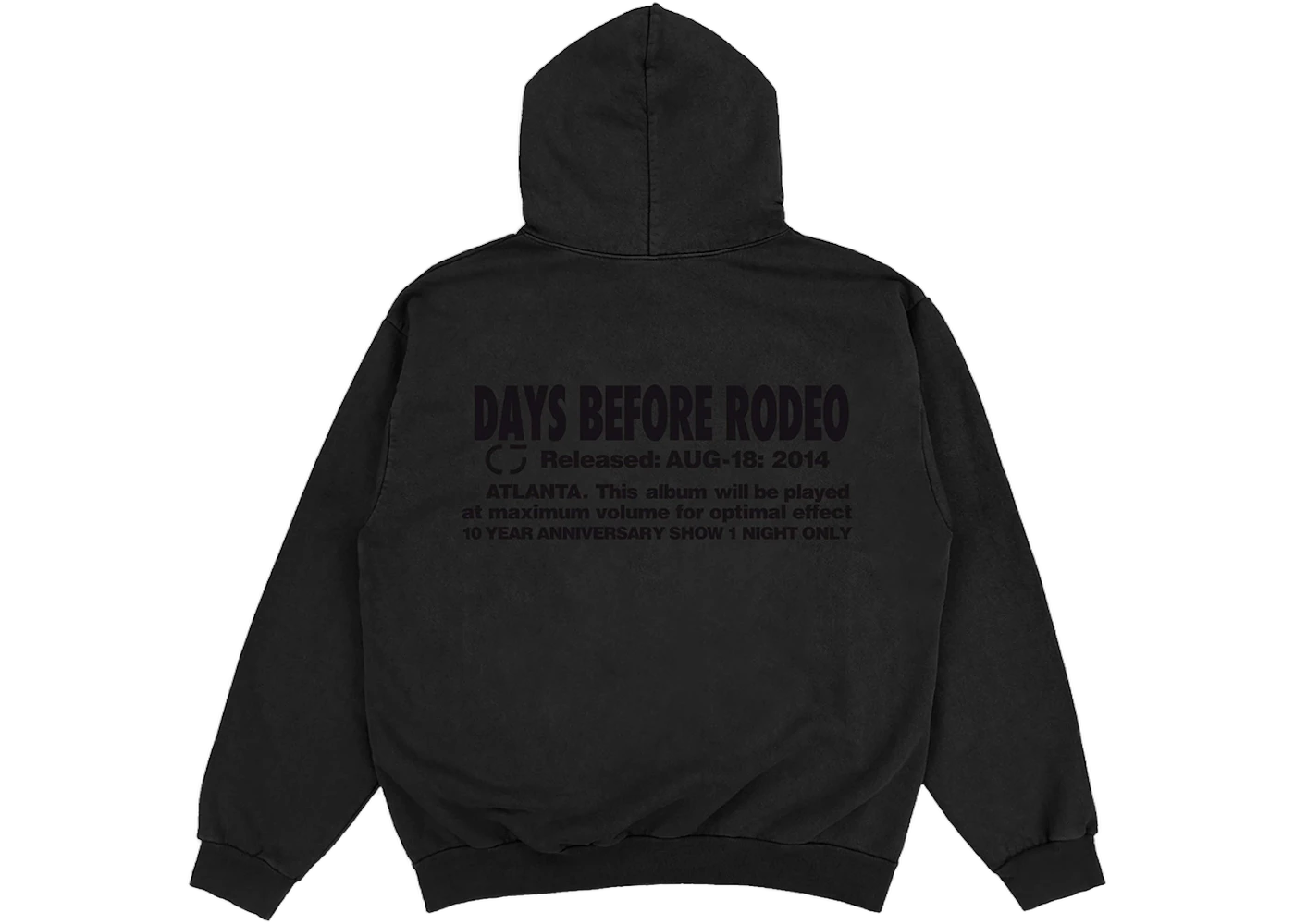 Travis Scott Rodeo Hoodie Black