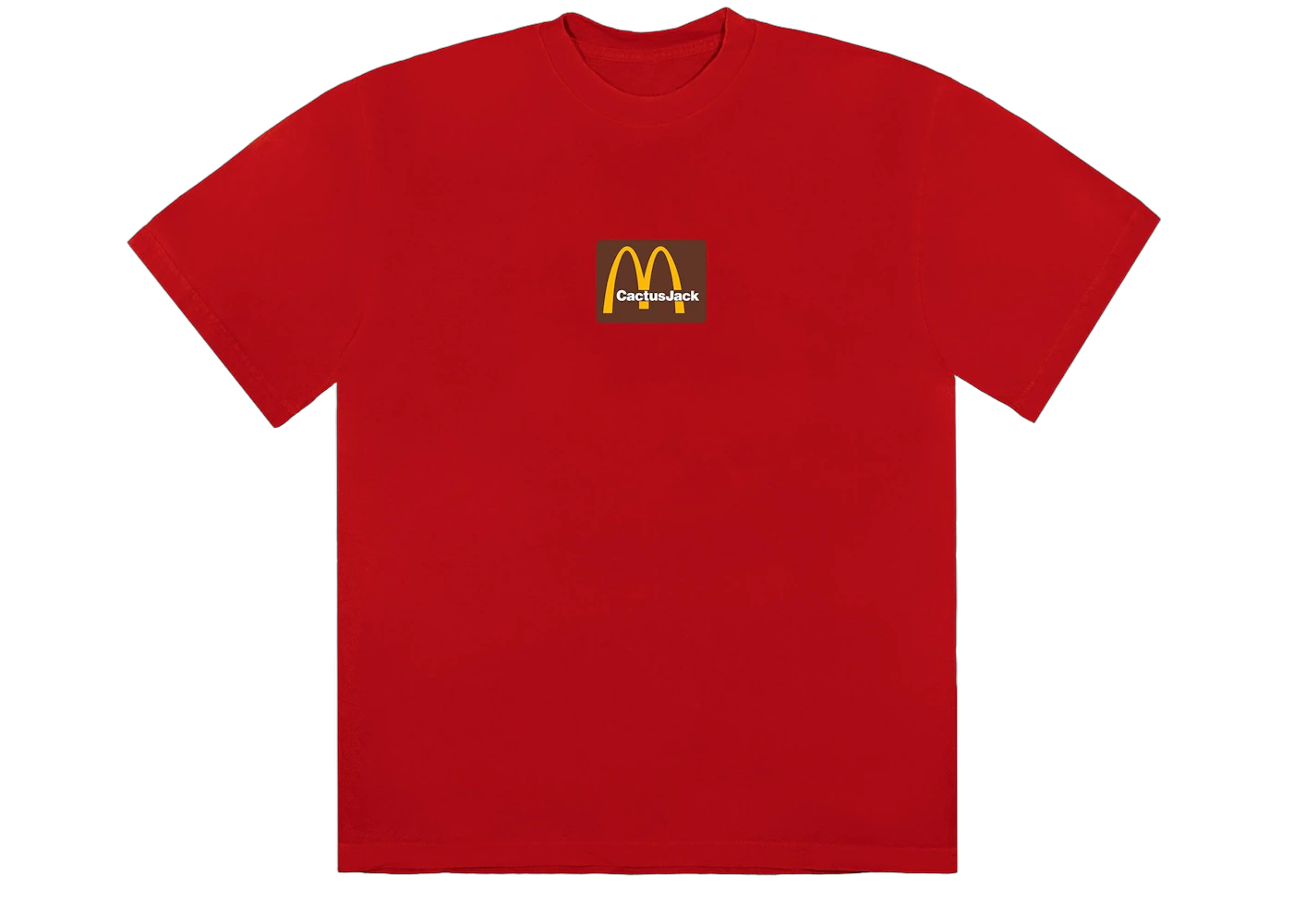 Travis Scott x McDonald's Sesame Inv III T-Shirt Red