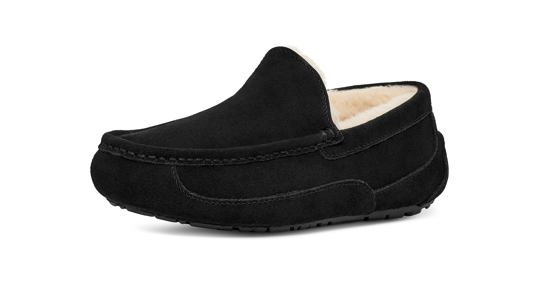 UGG Ascot Slipper Black, Black (1101110-BLK)