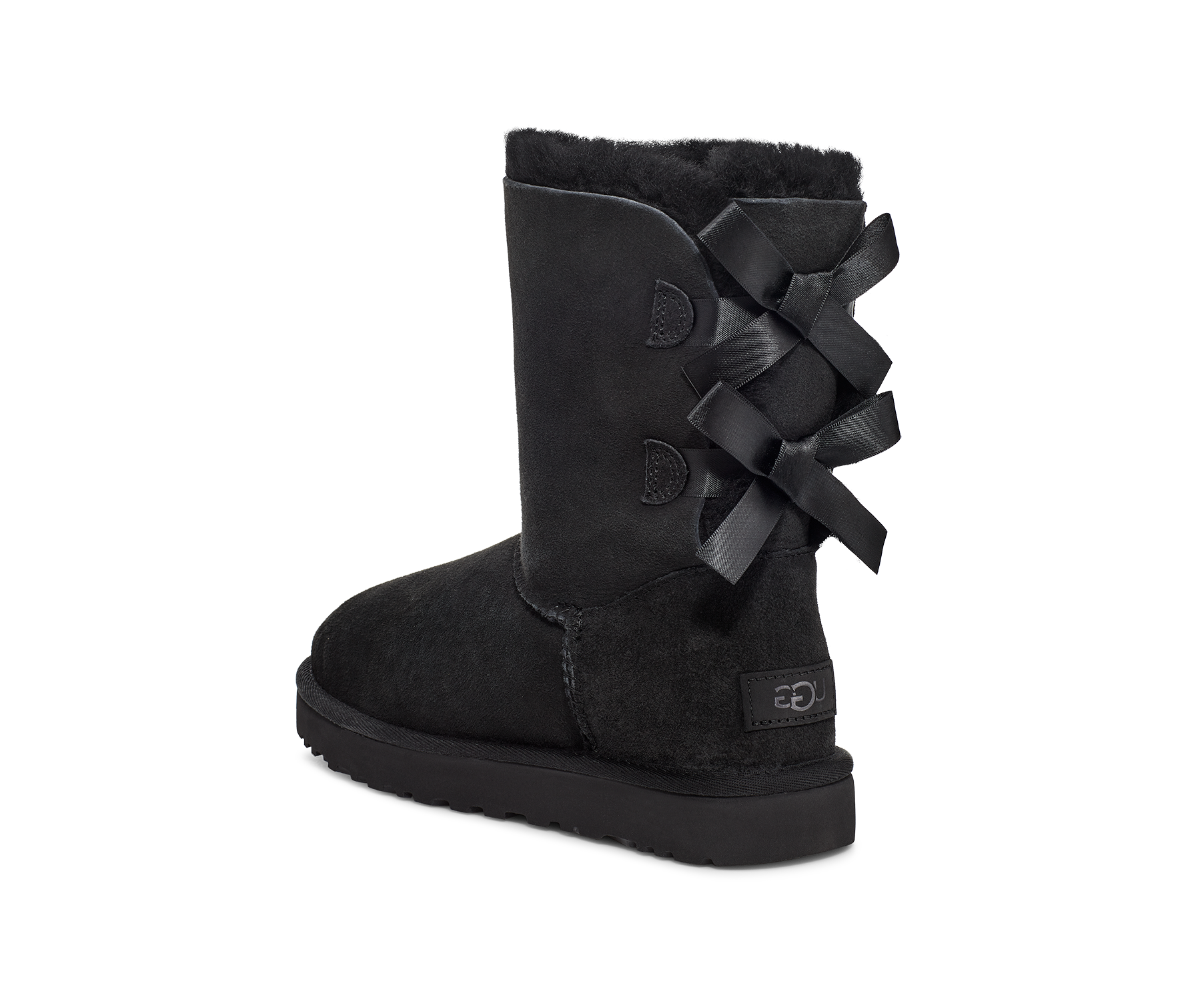 UGG Bailey Bow II Boot Black, Black/Black (1016225-BLK)