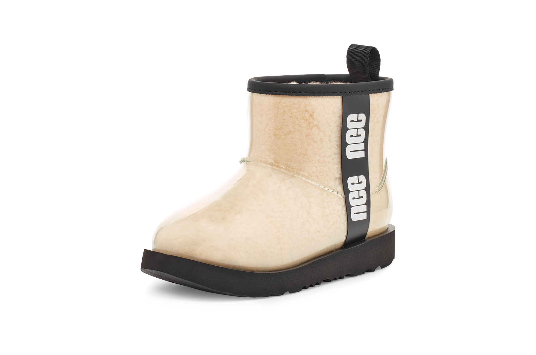 UGG Classic Clear Mini II Boot Natural Black (Kids), Natural/Black (1112386K-NBLC)