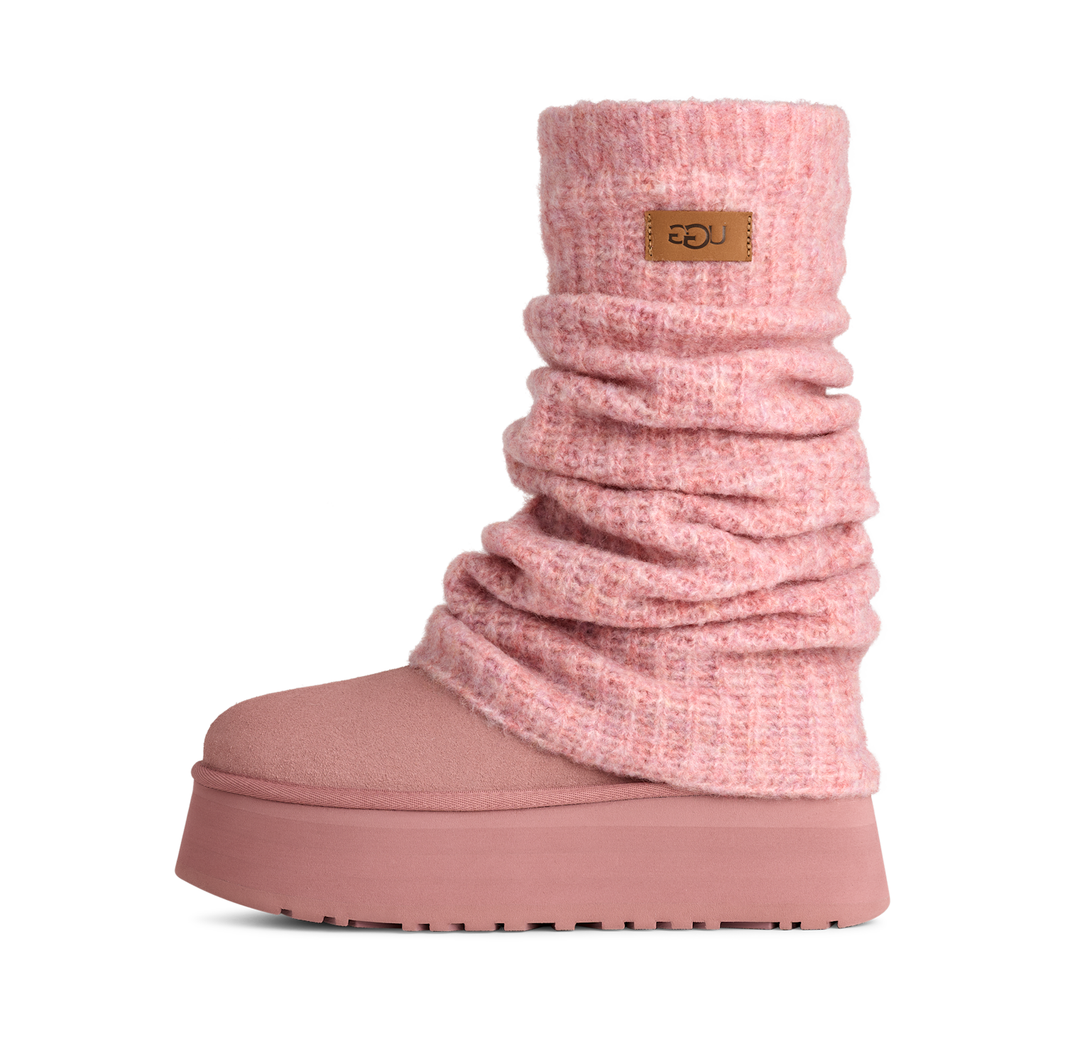 UGG Classic Mini Dipper Legwarmer Boot Pink Dawn