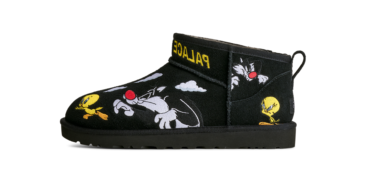 UGG Classic Ultra Mini Boot Palace x Looney Tunes Black