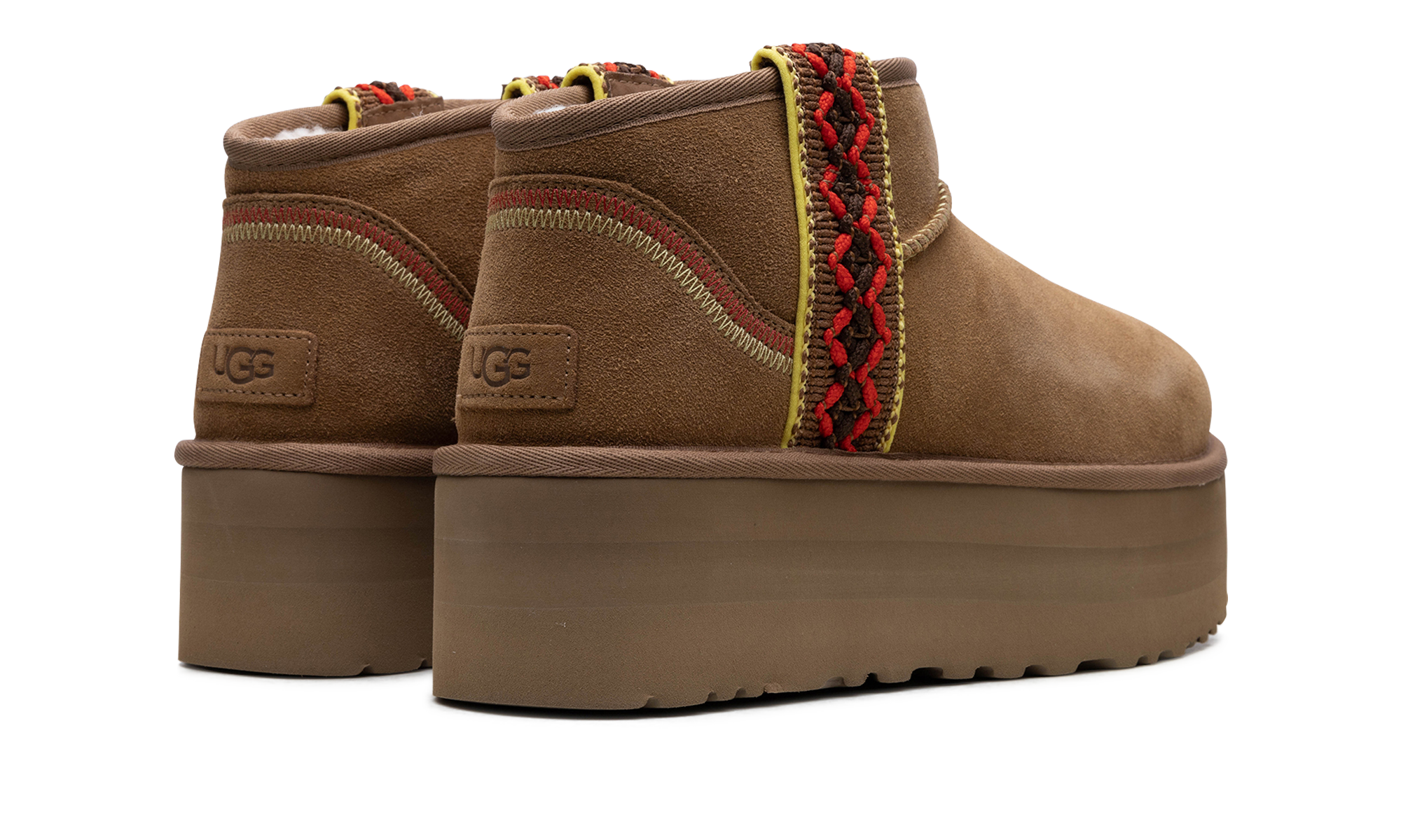 UGG Classic Ultra Mini Braid Boot Chestnut