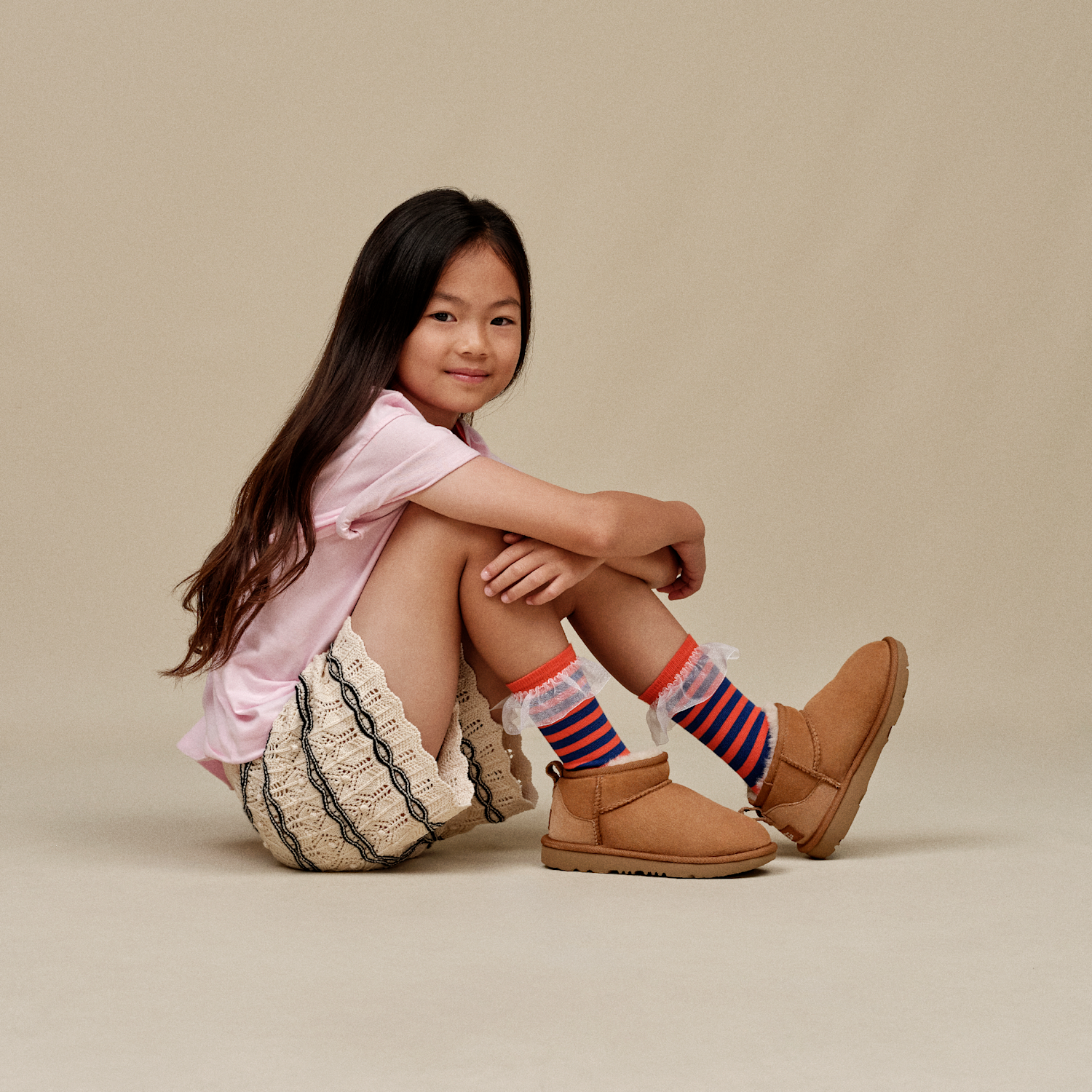 UGG Classic Ultra Mini Chestnut (Kids), Chestnut (1130750K-CHE)