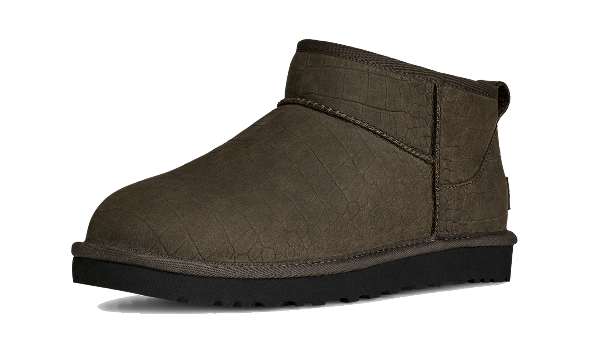 UGG Classic Ultra Mini Embossed Boot Dense Smoke