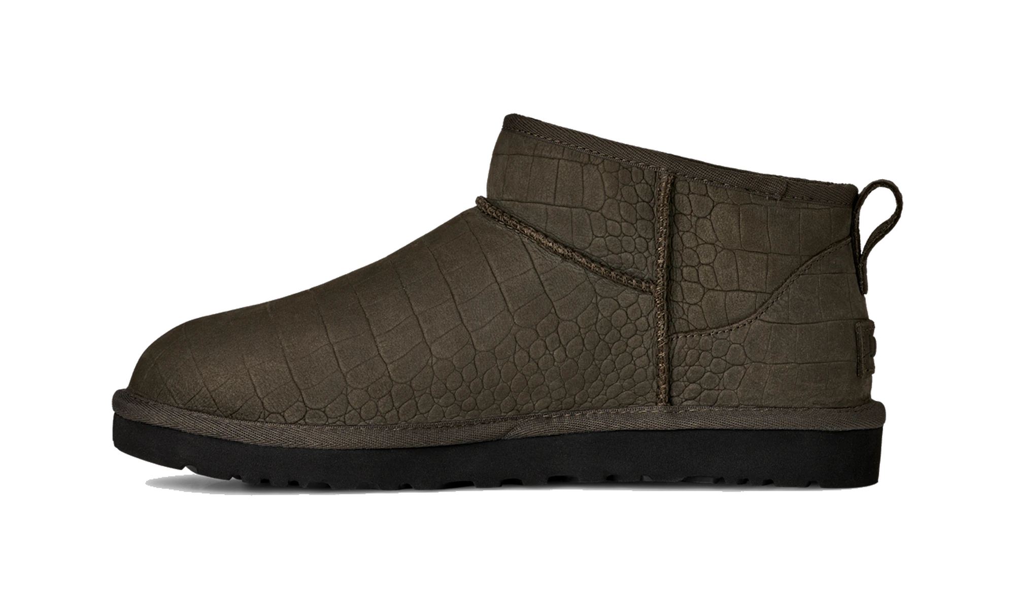 UGG Classic Ultra Mini Embossed Boot Dense Smoke