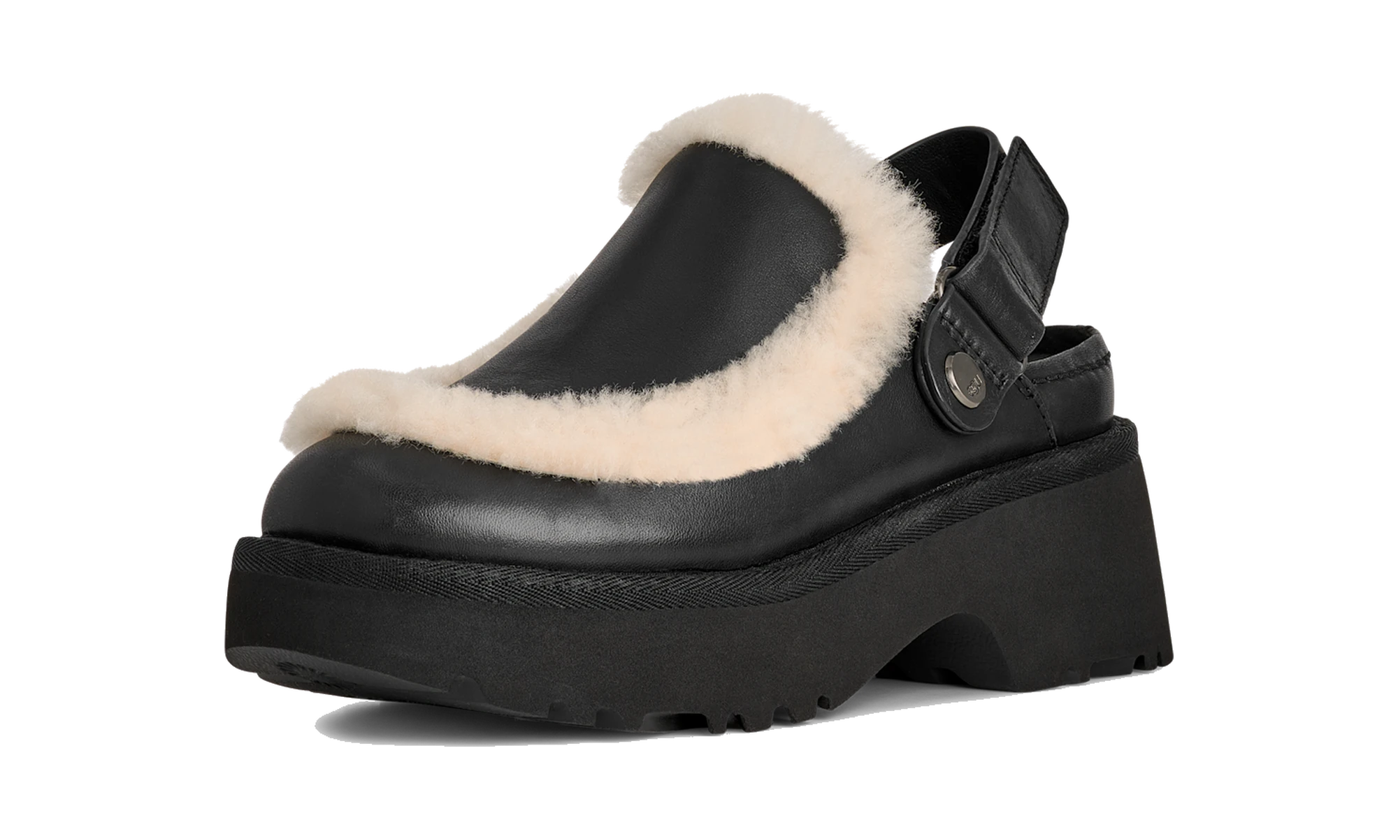 UGG Esmee Leather Clog Black