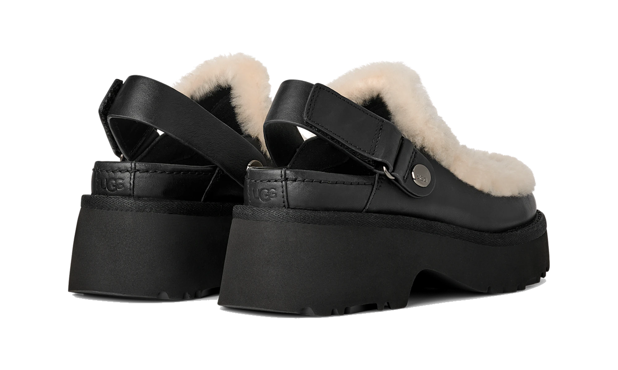 UGG Esmee Leather Clog Black