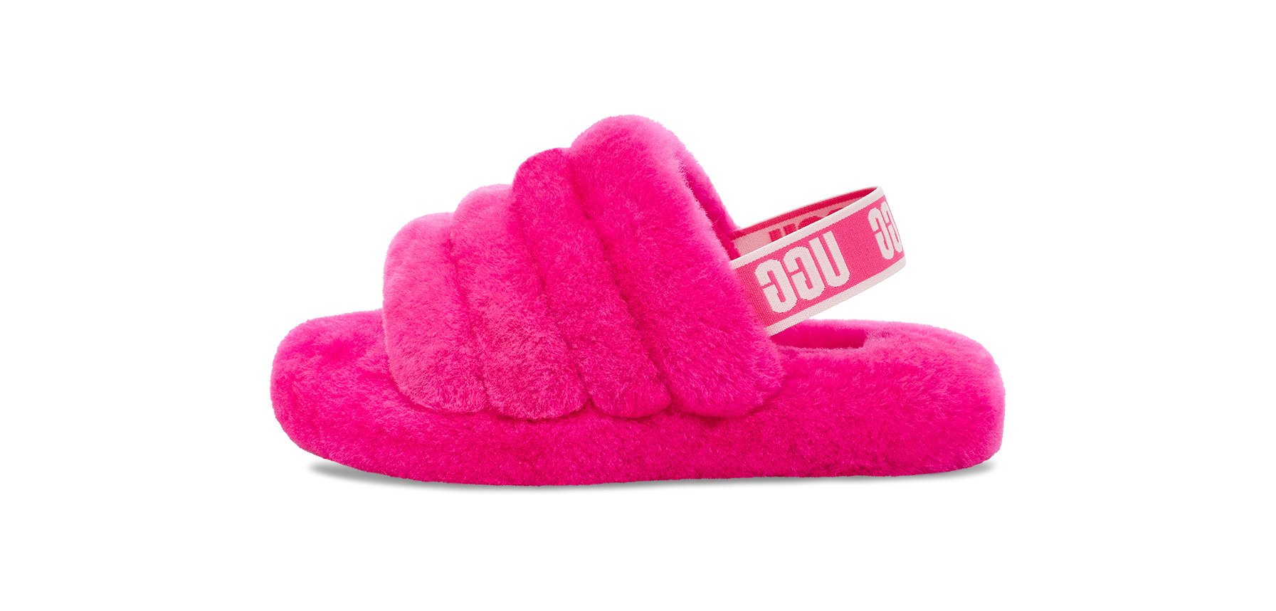 UGG Fluff Yeah Slide Rock Rose (Kids), Rock Rose/Rock Rose (1098494K-RCR)