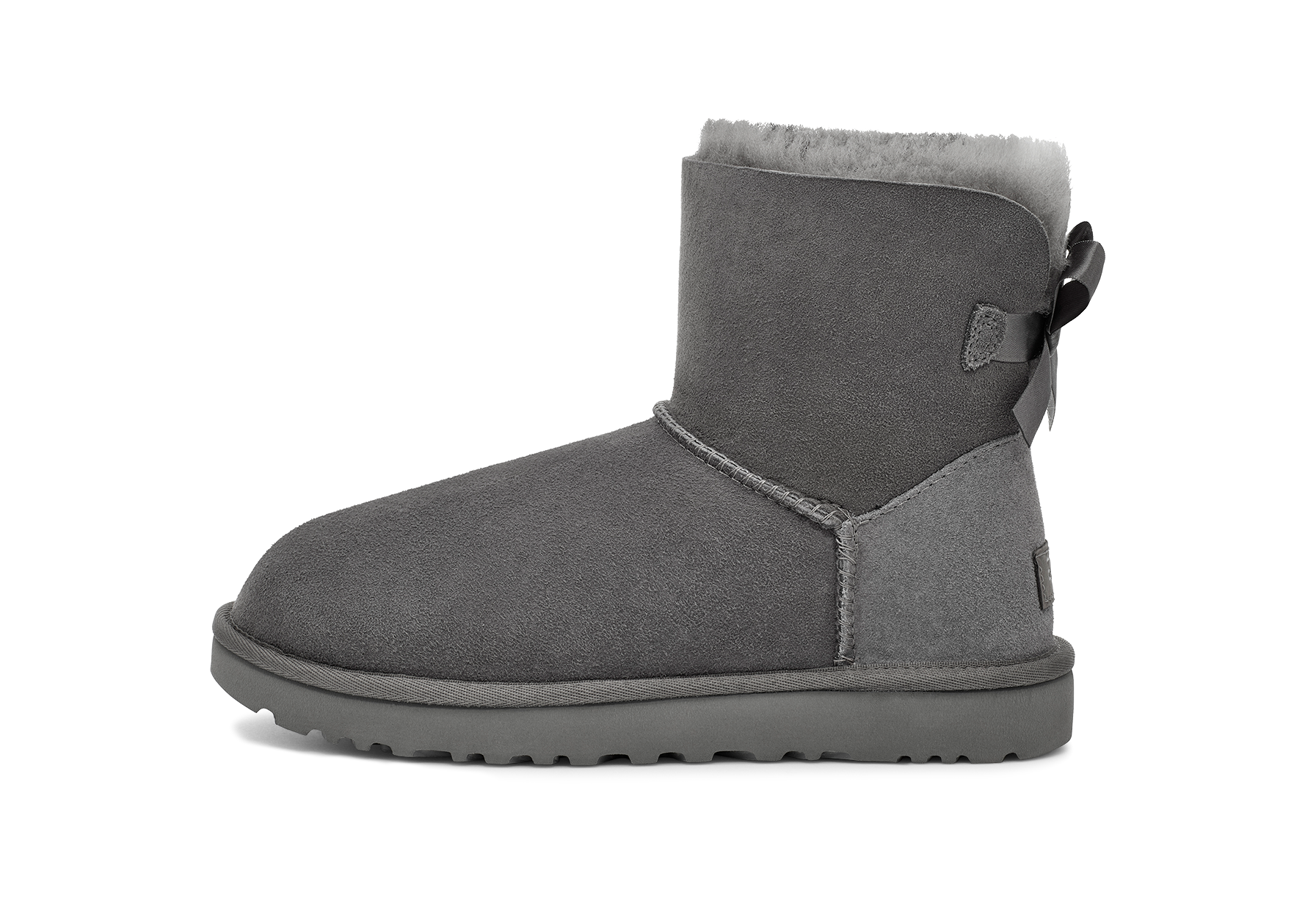 UGG Mini Bailey Bow II Boot Grey, Grey (1016501-GREY)