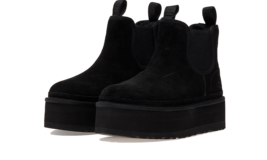 UGG Neumel Platform Chelsea Boot Black, Black (1134526-BLK)