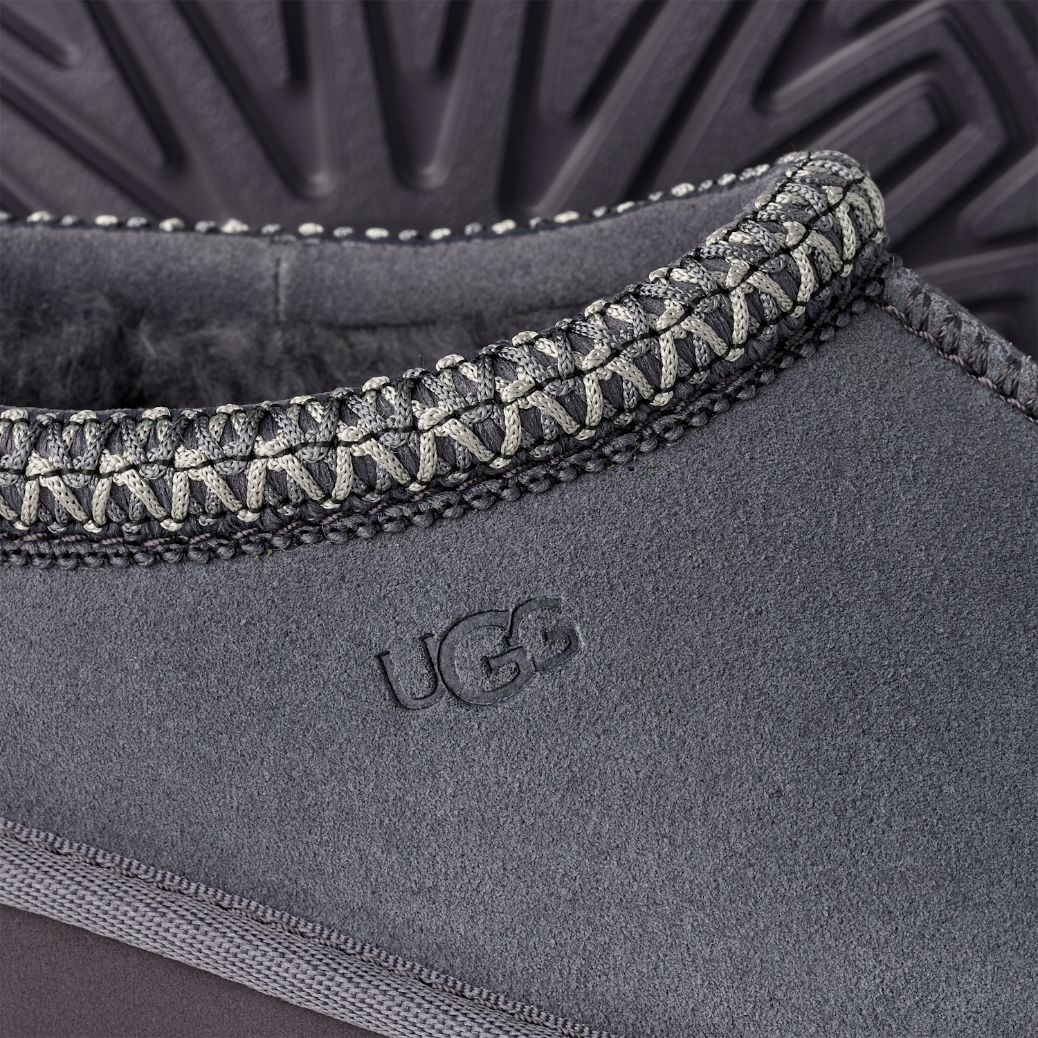 UGG Tasman II Slipper Obsidian (Kids), Obsidian (1019066K-OBS)