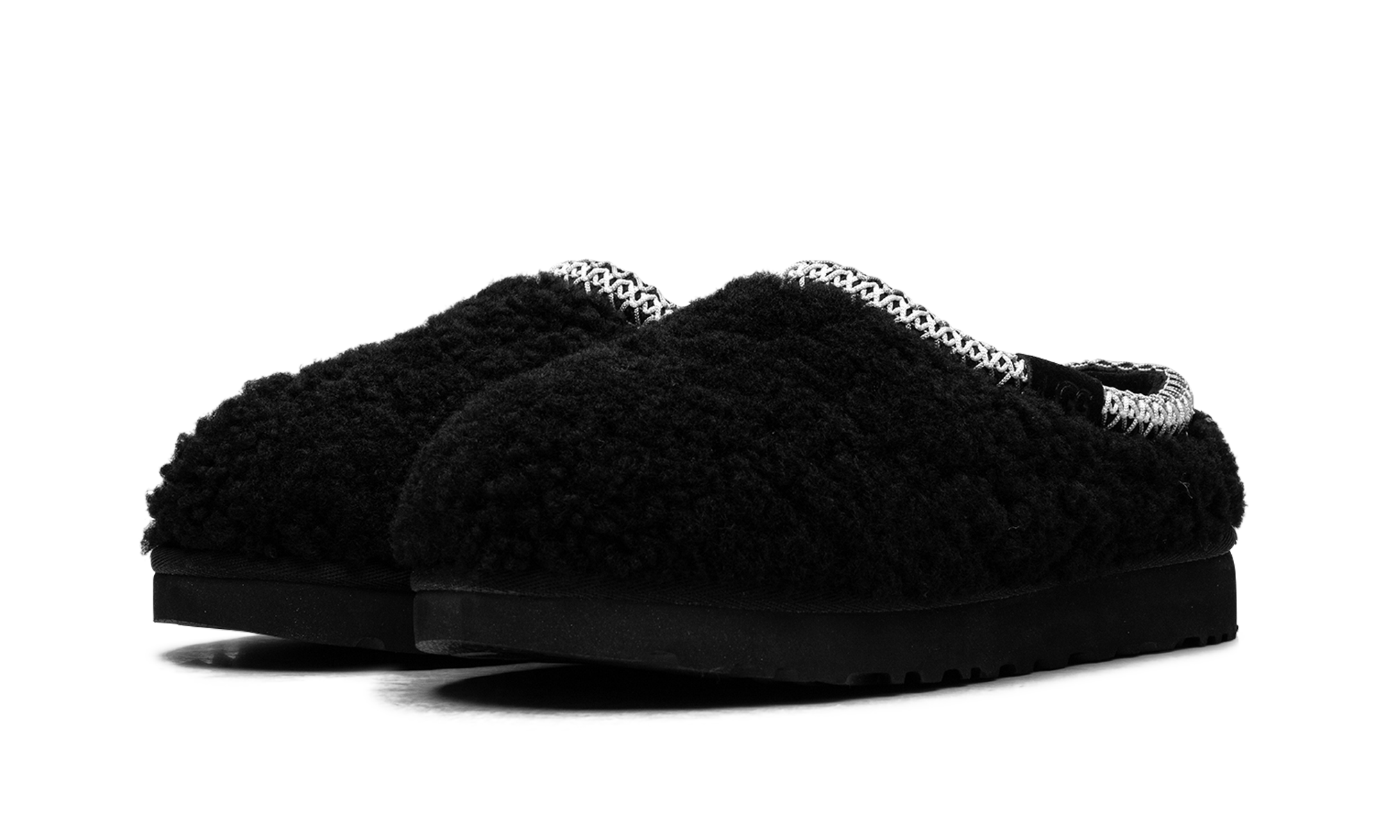 UGG Tasman Maxi Curly Slipper Black