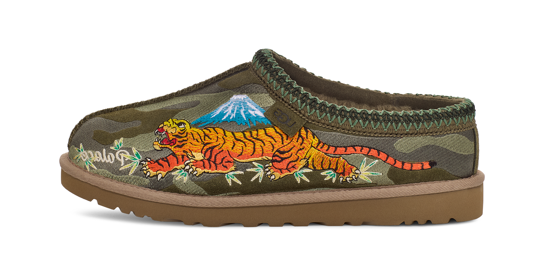 UGG Tasman Slipper Palace Burnt Olive Camo, Burnt Olive (1172070-GRNC)