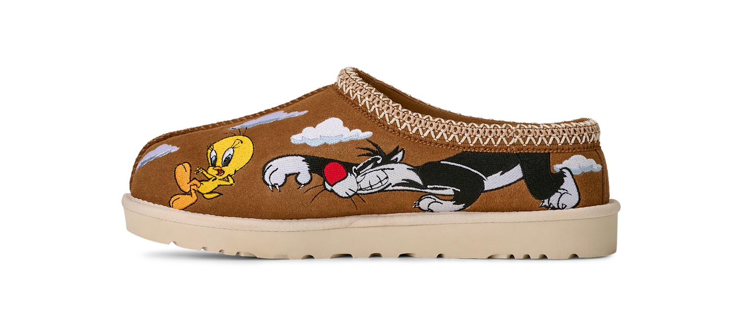 UGG Tasman Slipper Palace x Looney Tunes Chestnut